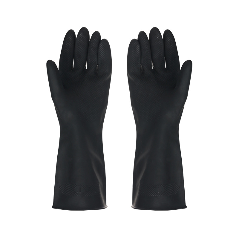 Rubber Glove Cleaning - 1 زوج قفازات سوداء المنزل غسل