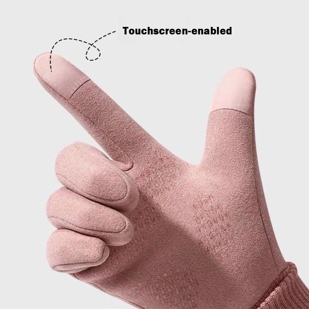 Leather Driving Glove - القيادة القفازات الصوف بطانة قفازات ركوب