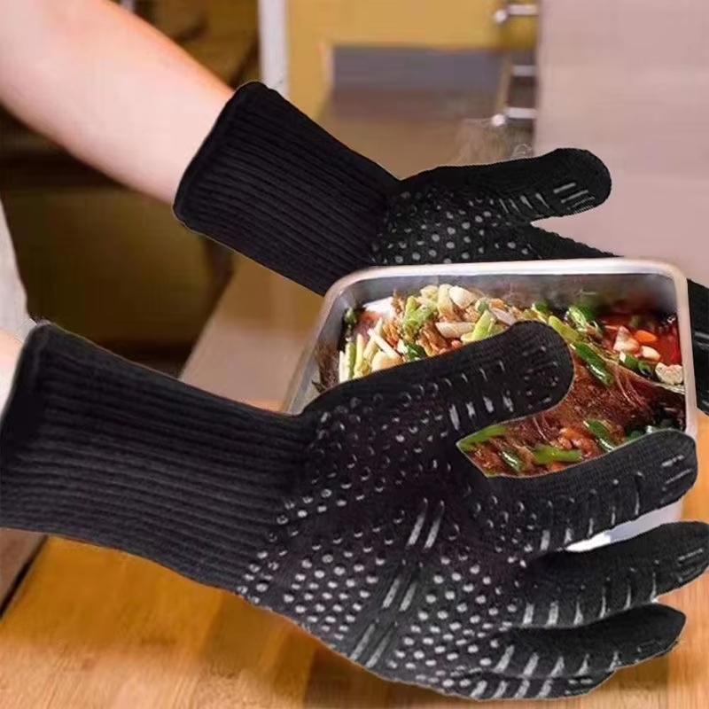 Oven Mitt Silicone - 1 زوج قفازات الفرن قفازات الفرن