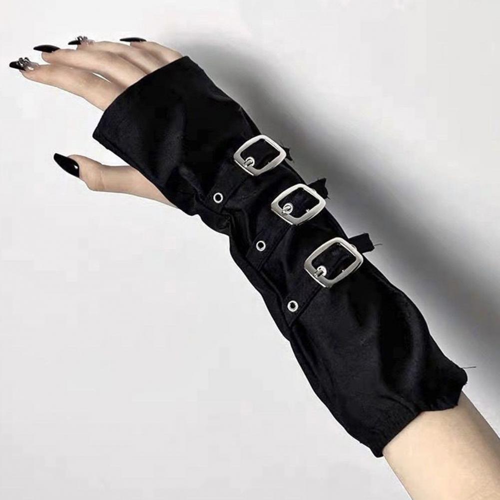 دفايات ذراع قوطية بدون أصابع ل - مراجعة Fingerless Glove Knit وسعره