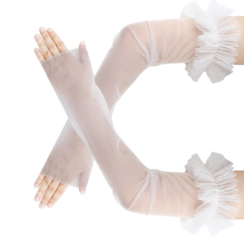 قفازات أنيقة بأكمام للذراع شفا - مراجعة Fingerless Glove Knit وسعره