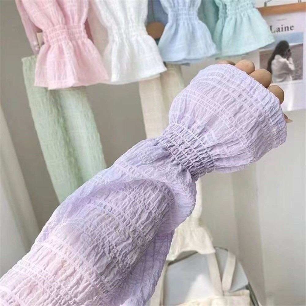 أكمام واقية من الشمس للصيف في  - مراجعة Fingerless Glove Knit وسعره