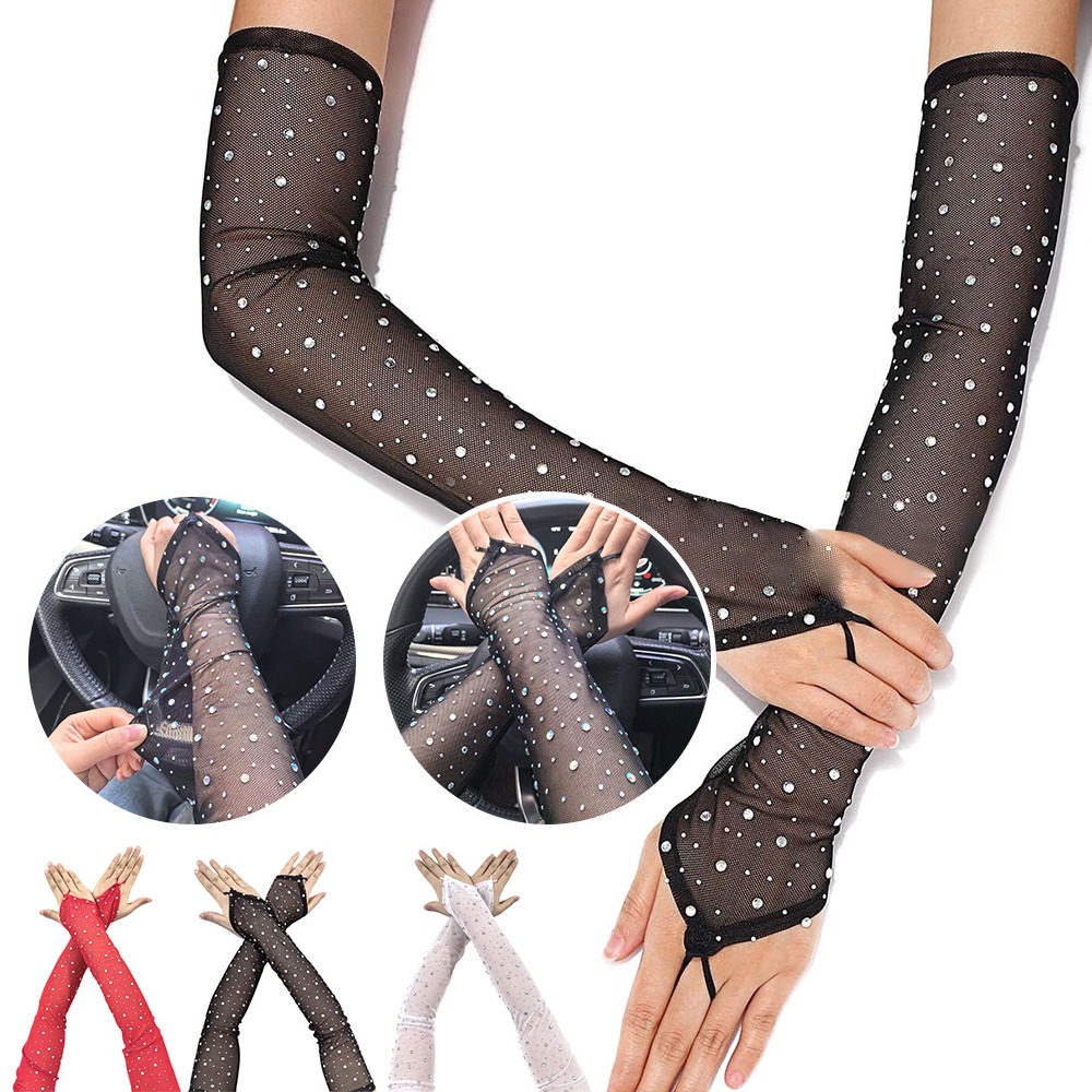 زوج واحد من قفازات الشبك اللام - مراجعة Fingerless Glove Knit وسعره