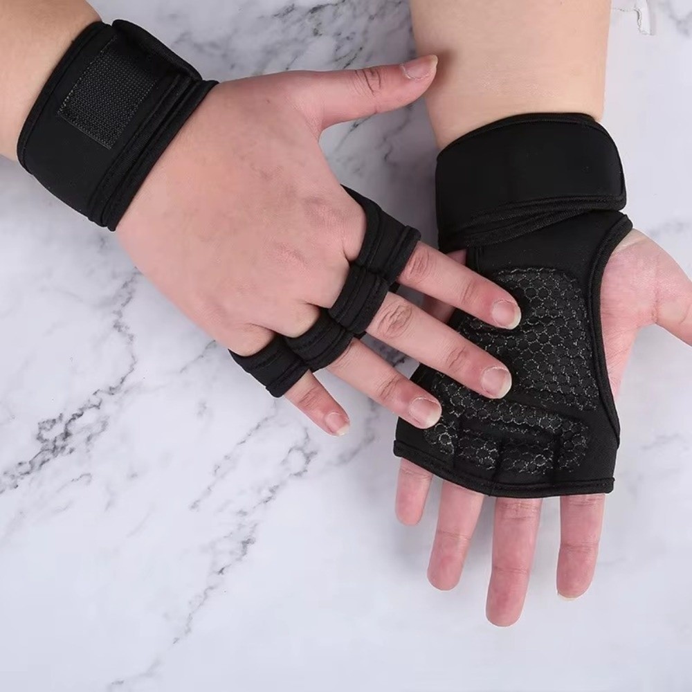 قفازات رياضية مضادة للانزلاق و - مراجعة Workout Glove Gym وسعره