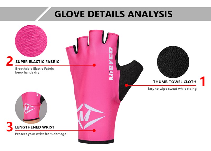قفازات خفيفة الوزن نصف أصابع م - مراجعة Workout Glove Gym وسعره