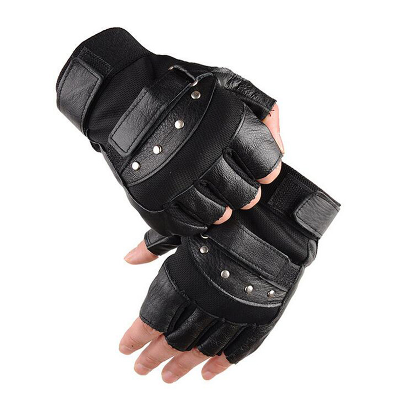 قفازات لياقة جلدية بنصف إصبع ل - مراجعة Workout Glove Gym وسعره