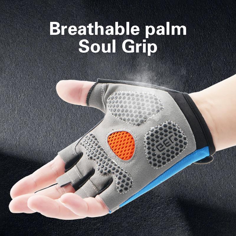 قفازات ركوب الدراجات نصف الإصب - مراجعة Workout Glove Gym وسعره