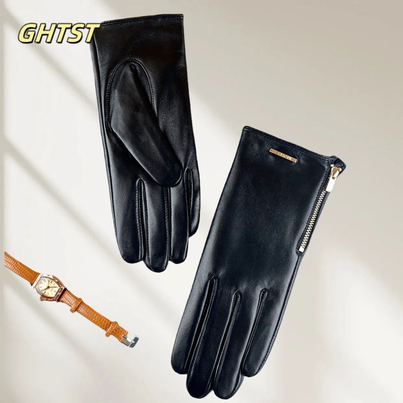 قفازات عصرية من جلد الغنم الحق - مراجعة Leather Driving Glove وسعره